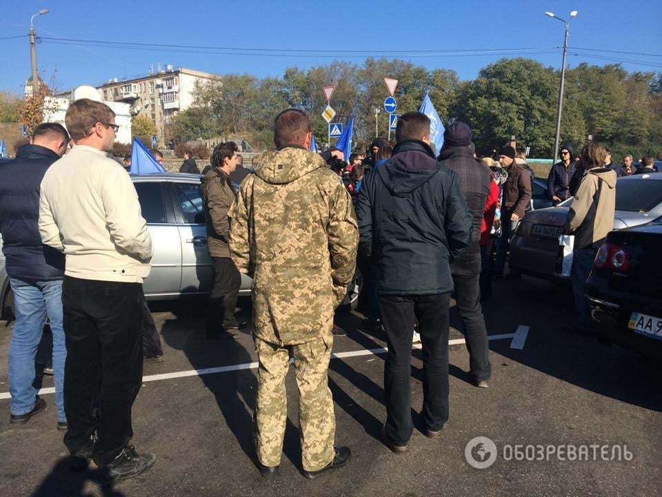 Семенченко відправився мітингувати під будинок Порошенка