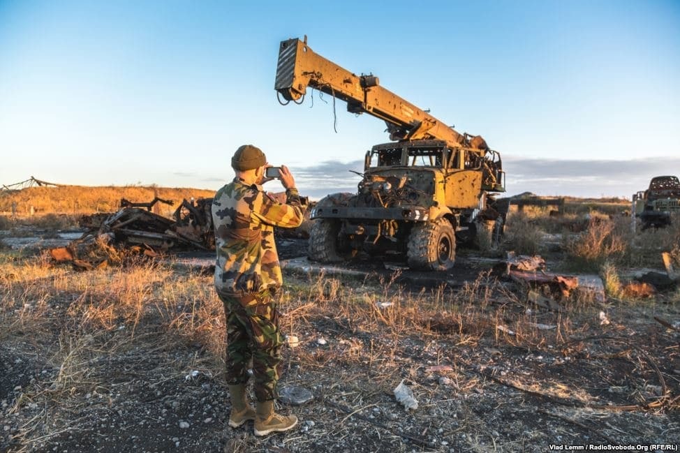 Опубликованы фото разрушенных позиций сил АТО близ донецкого аэропорта