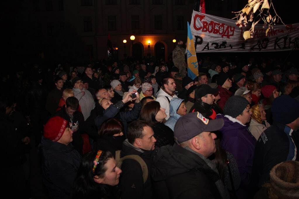 Днепропетровск вышел на митинг из-за задержания Корбана