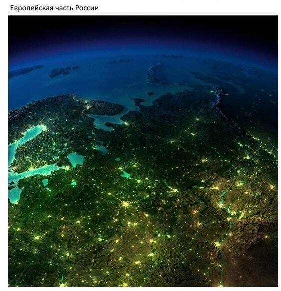 Как Земля выглядела бы ночью без облаков