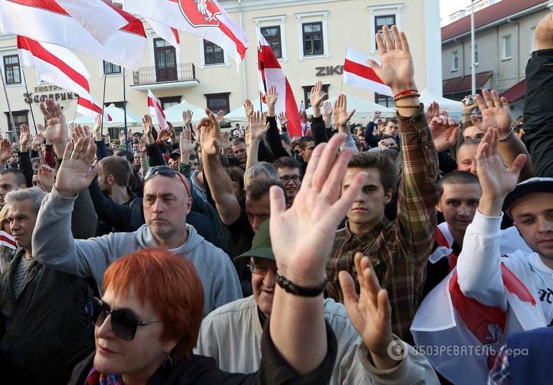 У Білорусі влаштували мітинг проти російської авіабази в країні: опубліковані фото