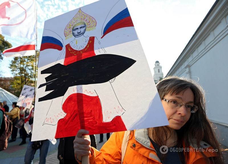 В Беларуси устроили митинг против российской авиабазы в стране: опубликованы фото
