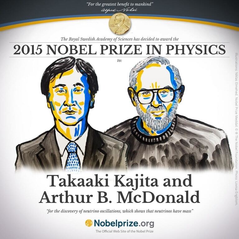 Превращение нейтрино: названы лауреаты Нобелевской премии по физике