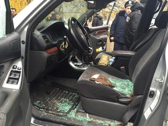В Киеве произошло нападение со стрельбой: опубликованы фото