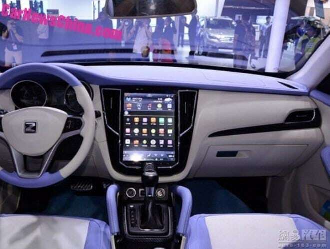Китайский клон Audi Q3 получит панель приборов стиле Tesla: фото подделки