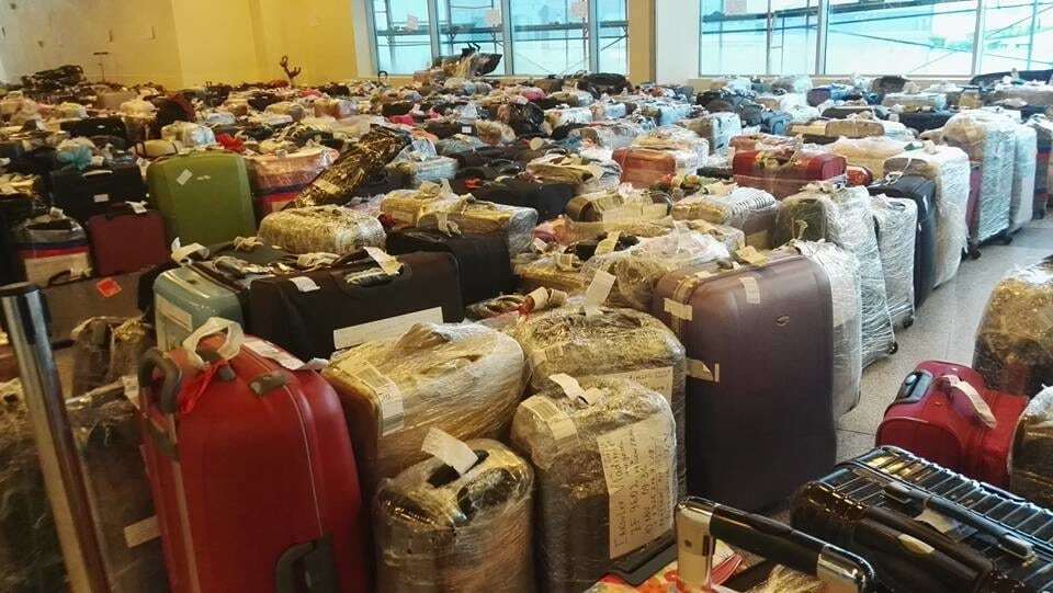 Пекло в Москві: аеропорти завалені валізами з Єгипту, фотофакт