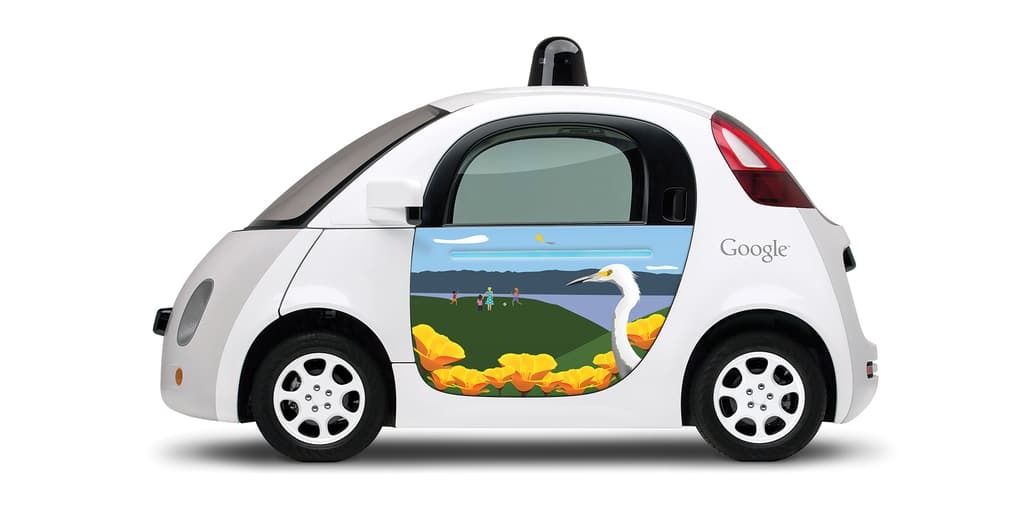 Google показала новый городской вид беспилотных машин