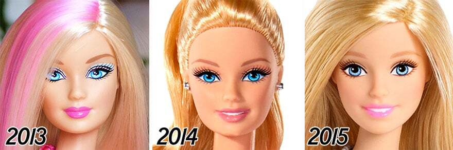 Эволюция куклы Барби: как изменилась любимая игрушка для девочек за 56 лет 