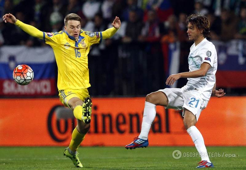 Сборная Украины впервые в истории вышла на чемпионат Европы