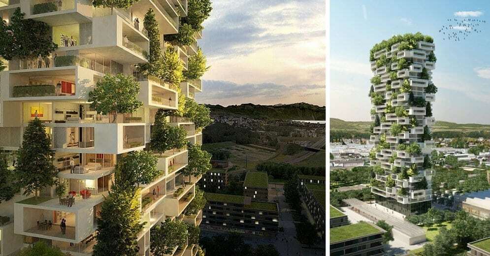 Зимой и летом одним цветом: в Швейцарии построили вечнозеленый небоскреб
