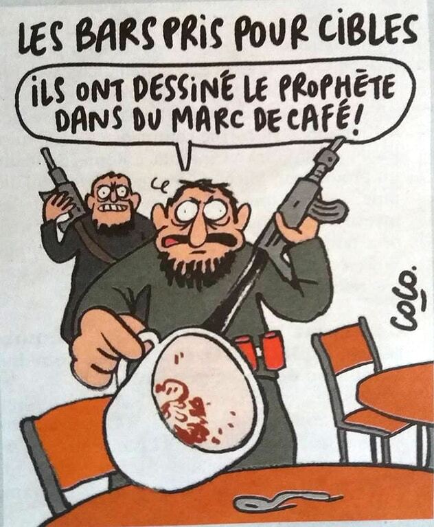 "Париж останется Парижем": Charlie Hebdo опубликовал новые карикатуры о терактах