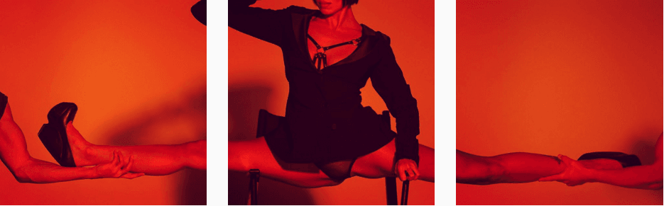 Красотка из NIKITА села на шпагат в прозрачных трусиках: фотофакт