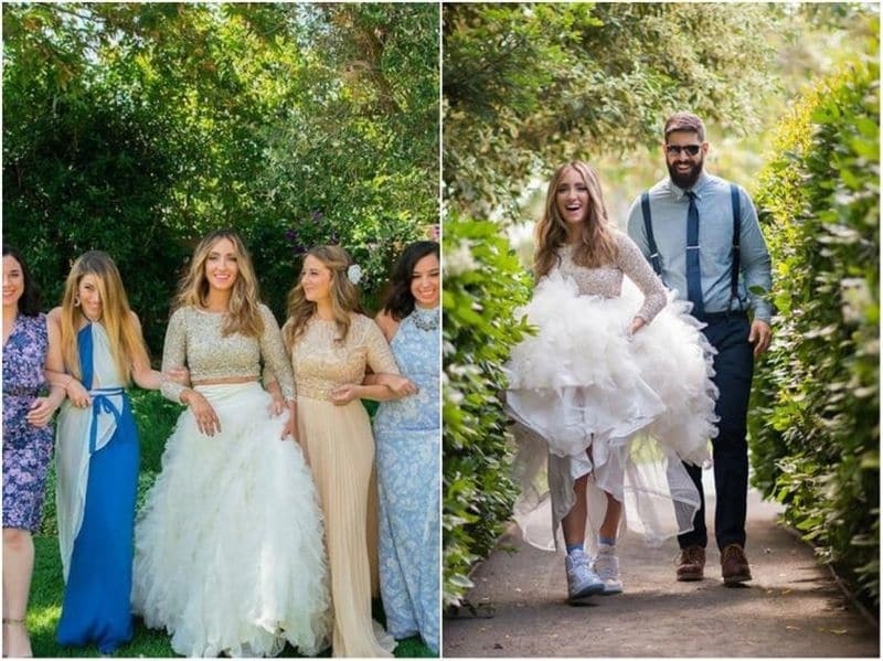 Весільний креатив: нетрадиційні, але дуже гарні вбрання наречених