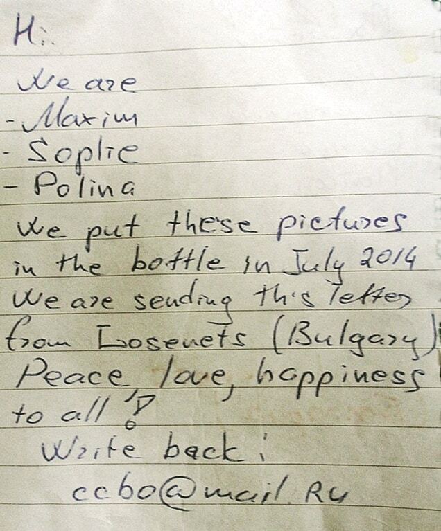 У берегов Британии нашли письмо в бутылке, выброшенное в Черном море