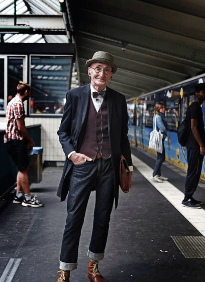 Старість у радість: 104-річний німець визнаний найстильнішим пенсіонером у світі. Фоторепортаж