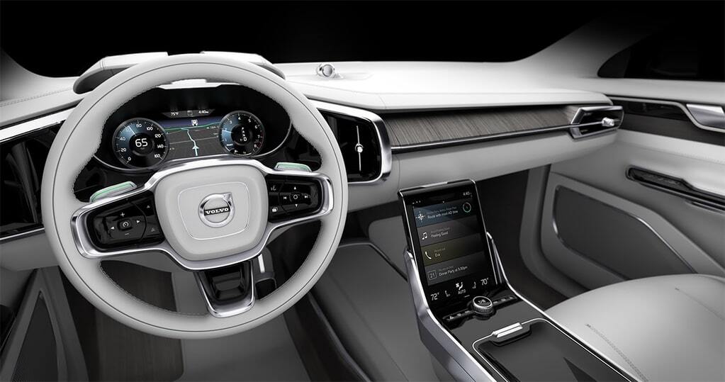 Volvo показала интерьер "Машины времени"