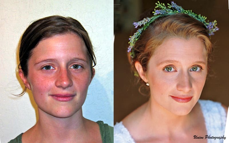 Чудеса преображения: невесты до и после макияжа
