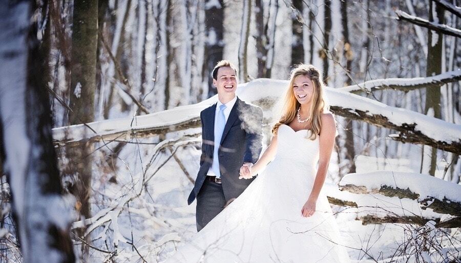 Весілля взимку: приголомшливі фото 17 пар, для яких холод - не перешкода 