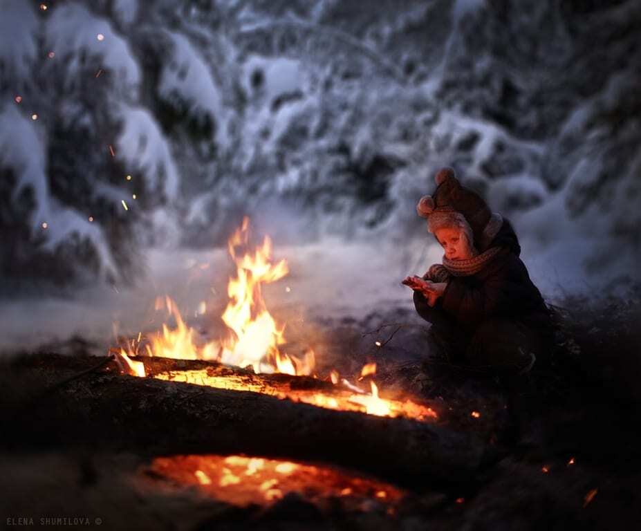 15 приголомшливих зимових фото про щасливе дитинство в селі