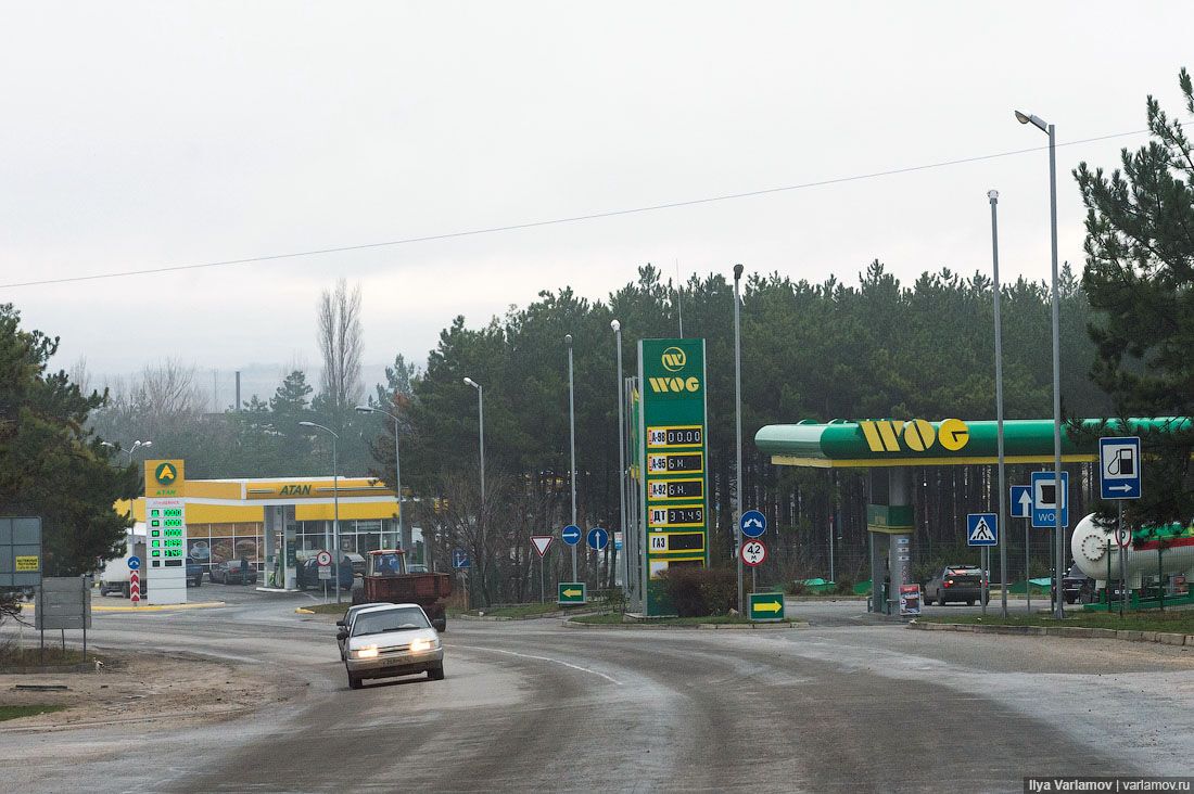 Крым: бензина нет