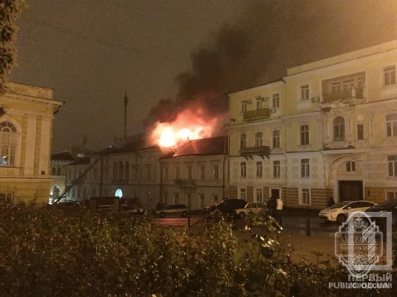 В Одессе ночью горел волонтерский центр