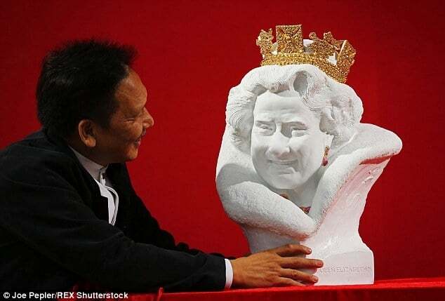 Руками китайца королева Британии превратилась в голливудского актера