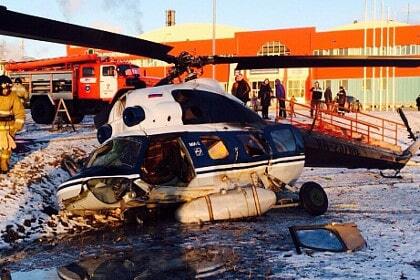 У Росії в центрі міста впав вертоліт: фотофакт