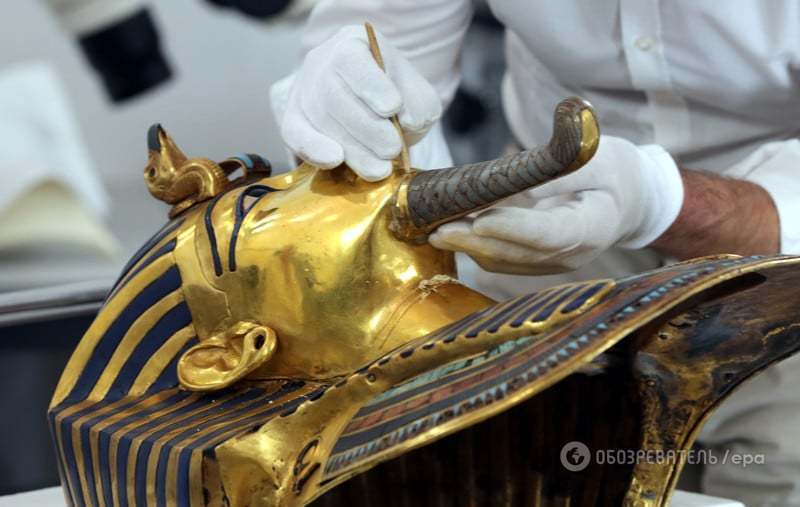 Вчені розкрили таємницю золотої маски Тутанхамона