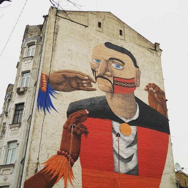 В Киеве появился истинно бандеровский мурал: фотофакт
