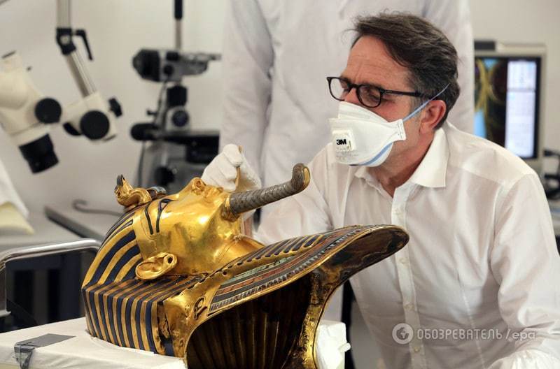 Ученые раскрыли тайну золотой маски Тутанхамона