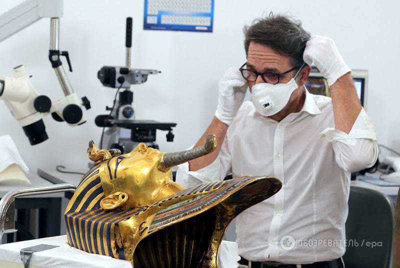 Вчені розкрили таємницю золотої маски Тутанхамона