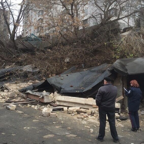 У Києві зсув пошкодив фундамент багатоповерхівки