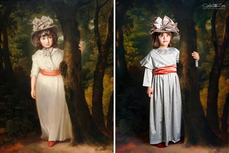 Дети с синдромом Дауна воссоздали шедевры живописи: 18 потрясающих фото 