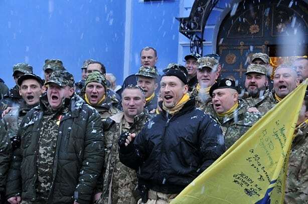 В Михайловском соборе отметили годовщину самообороны Майдана