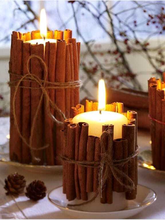 Как украсить свечи к Новому году: 15 восхитительных идей