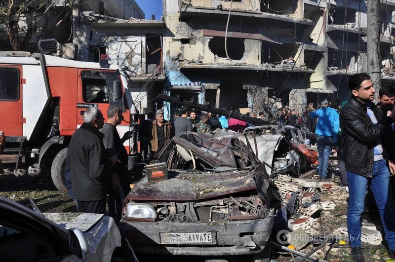 В подконтрольном войскам Асада Хомсе произошел теракт: десятки жертв и пострадавших