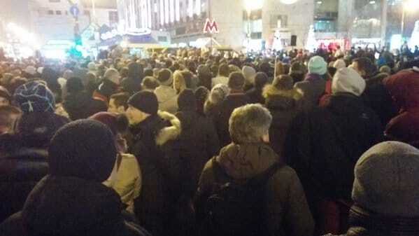 Протест по-русски: ОМОН пытался разогнать акцию в центре Москвы