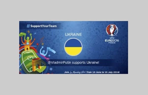 "Путин поддерживает Украину". УЕФА серьезно оконфузился на жеребьевке Евро-2016: фото курьеза