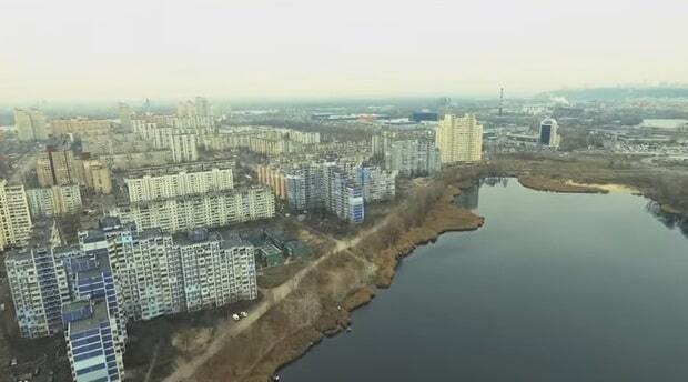 Який вигляд має Оболонь в Києві з висоти пташиного польоту: опубліковано відео