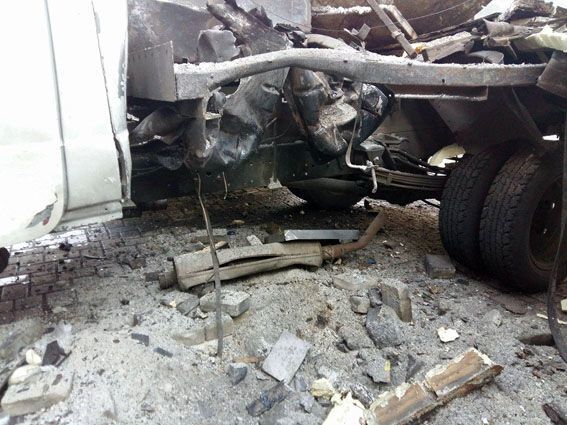 На Донетчине в СТО прогремел мощный взрыв: фото ЧП