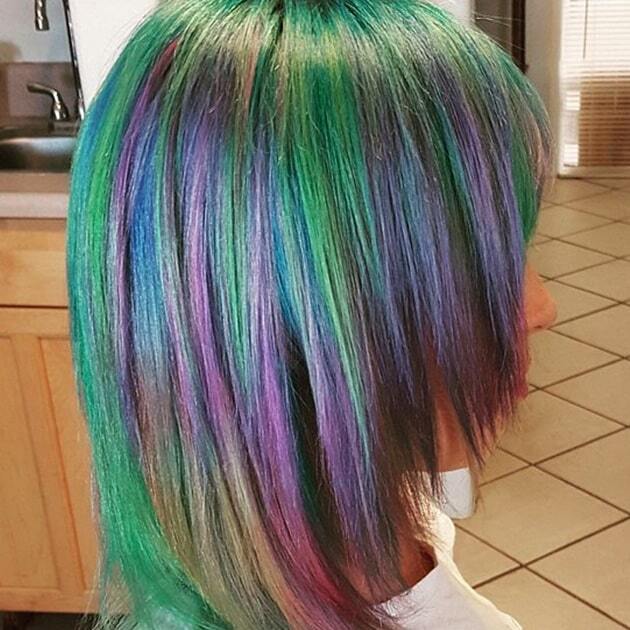 Северное сияние: самый модный цвет волос этой зимой 