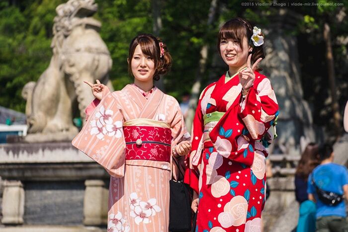 Красота Востока: топ-13 ярких фото девушек в кимоно