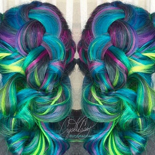 Северное сияние: самый модный цвет волос этой зимой 