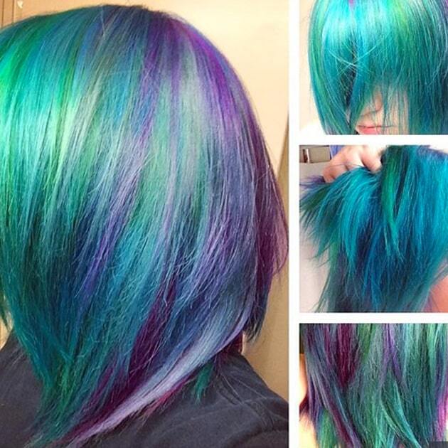 Северное сияние: самый модный цвет волос этой зимой 