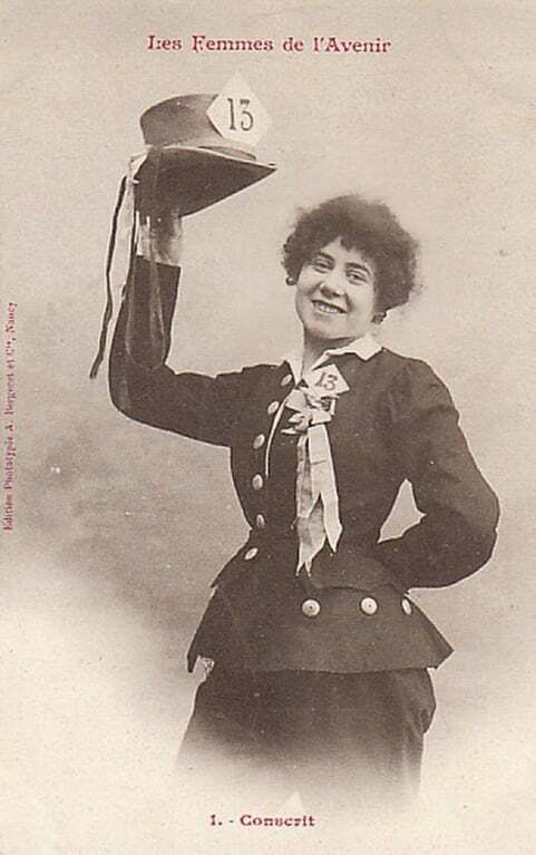 Опубликованы снимки женщин будущего глазами фотографа 1902 года
