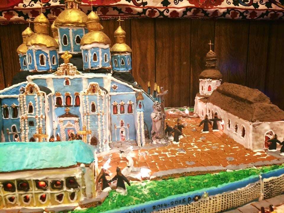 У США київський Михайлівський собор зробили з різдвяного печива