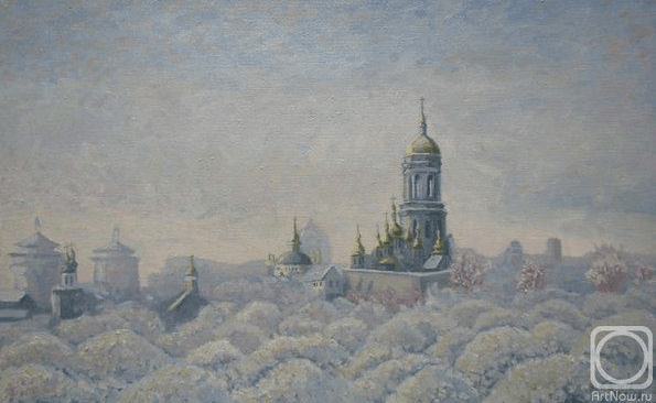Зимний Киев глазами художника: опубликованы фото магических картин