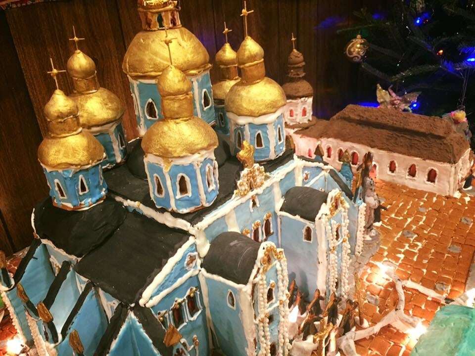 У США київський Михайлівський собор зробили з різдвяного печива