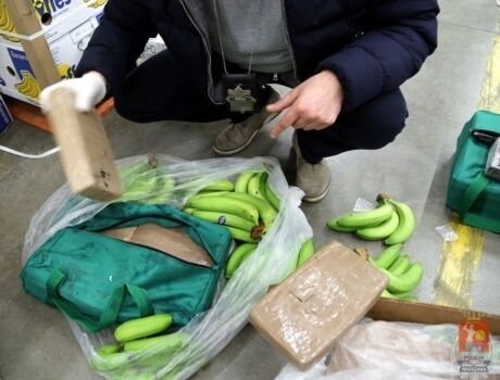 Бананы с сюрпризом: в Польше нашли рекордную партию наркотиков