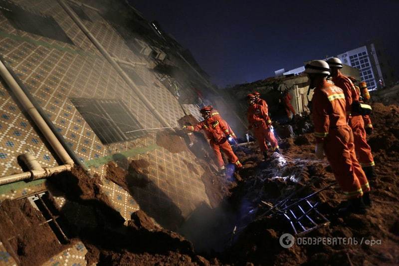 Зсув у Китаї: під завалами пропали більше 90 осіб